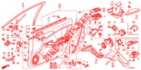 VOOR PORTIER VOERING (RH) voor Honda ACCORD TOURER 2.0 S 5 deuren 6-versnellings handgeschakelde versnellingsbak 2015