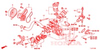 WATERPOMP/THERMOSTAAT (2.0L) voor Honda ACCORD TOURER 2.0 S 5 deuren 6-versnellings handgeschakelde versnellingsbak 2015