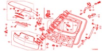 ACHTERKLEP PANEEL(2DE)  voor Honda ACCORD TOURER 2.0 S 5 deuren 5-traps automatische versnellingsbak 2015