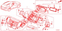 AUDIO UNIT  voor Honda ACCORD TOURER 2.0 S 5 deuren 5-traps automatische versnellingsbak 2015