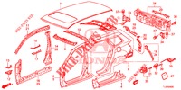 BUITEN PANELEN/ACHTER PANEEL  voor Honda ACCORD TOURER 2.0 S 5 deuren 5-traps automatische versnellingsbak 2015