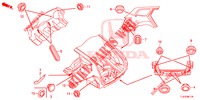DOORVOERTULLE (ARRIERE) voor Honda ACCORD TOURER 2.0 S 5 deuren 5-traps automatische versnellingsbak 2015