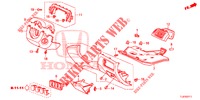 INSTRUMENTEN AFWERKING (COTE DE CONDUCTEUR) (RH) voor Honda ACCORD TOURER 2.0 S 5 deuren 5-traps automatische versnellingsbak 2015