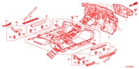 VLOERMAT/ISOLATOR  voor Honda ACCORD TOURER 2.0 S 5 deuren 5-traps automatische versnellingsbak 2015