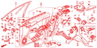 VOOR PORTIER VOERING (RH) voor Honda ACCORD TOURER 2.0 S 5 deuren 5-traps automatische versnellingsbak 2015
