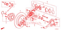 ACHTER REM (2) voor Honda ACCORD TOURER DIESEL 2.2 S 5 deuren 6-versnellings handgeschakelde versnellingsbak 2015