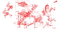 OLIEPOMP (DIESEL) voor Honda ACCORD TOURER DIESEL 2.2 S 5 deuren 6-versnellings handgeschakelde versnellingsbak 2015