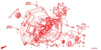 KOPPELING BEHUIZING  voor Honda CIVIC 1.4 ES 5 deuren 6-versnellings handgeschakelde versnellingsbak 2012