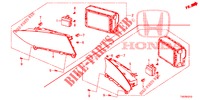 MIDDEN DISPLAY  voor Honda CIVIC 1.4 ES 5 deuren 6-versnellings handgeschakelde versnellingsbak 2012