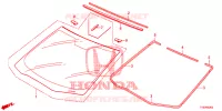 VOOR RUIT/ ACHTER RUIT  voor Honda CIVIC S 5 deuren 6-versnellings handgeschakelde versnellingsbak 2012