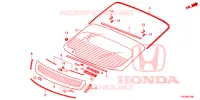VOOR RUIT/ ACHTER RUIT  voor Honda CIVIC SE 5 deuren 6-versnellings handgeschakelde versnellingsbak 2012