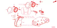 ANTENNE/LUIDSPREKER  voor Honda CIVIC ES 5 deuren 6-versnellings handgeschakelde versnellingsbak 2012