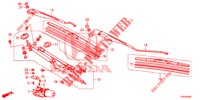 VOOR RUITESPROEIER (RH) voor Honda CIVIC 1.8 ES 5 deuren 6-versnellings handgeschakelde versnellingsbak 2012