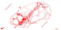BEDRADINGSBUNDEL (1) (RH) voor Honda CIVIC 1.8 S 5 deuren 6-versnellings handgeschakelde versnellingsbak 2012