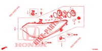 KOPLAMP  voor Honda CIVIC 1.8 S 5 deuren 6-versnellings handgeschakelde versnellingsbak 2012