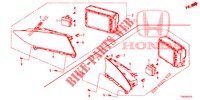 MIDDEN DISPLAY  voor Honda CIVIC 1.8 S 5 deuren 6-versnellings handgeschakelde versnellingsbak 2012