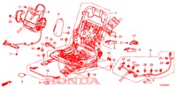 V. ZITTING COMPONENTEN (D.) (HAUTEUR MANUELLE) voor Honda CIVIC 1.8 S 5 deuren 6-versnellings handgeschakelde versnellingsbak 2012