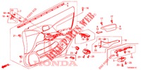 VOOR PORTIER VOERING (RH) voor Honda CIVIC 1.8 S 5 deuren 6-versnellings handgeschakelde versnellingsbak 2012