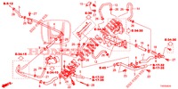 WATERSLANG/VERWARMING KANAAL (DIESEL) (2.2L) voor Honda CIVIC DIESEL 2.2 EXCLUSIVE 5 deuren 6-versnellings handgeschakelde versnellingsbak 2012