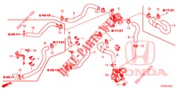 WATERSLANG/VERWARMING KANAAL (DIESEL) (RH) voor Honda CIVIC DIESEL 2.2 EXCLUSIVE 5 deuren 6-versnellings handgeschakelde versnellingsbak 2012