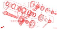 HULPAS (DIESEL) (1.6L) voor Honda CIVIC DIESEL 1.6 EX 5 deuren 6-versnellings handgeschakelde versnellingsbak 2013