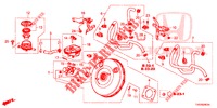 REM HOOFDCILINDER/HOOFDSPANNING (DIESEL) (RH) voor Honda CIVIC DIESEL 1.6 EX 5 deuren 6-versnellings handgeschakelde versnellingsbak 2013