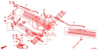 VOOR RUITESPROEIER (RH) voor Honda CIVIC DIESEL 1.6 EX 5 deuren 6-versnellings handgeschakelde versnellingsbak 2013