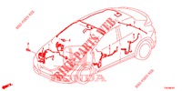 BEDRADINGSBUNDEL (4) (RH) voor Honda CIVIC DIESEL 1.6 S 5 deuren 6-versnellings handgeschakelde versnellingsbak 2013