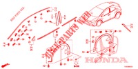GIETWERK/BESCHERMER  voor Honda CIVIC DIESEL 1.6 S 5 deuren 6-versnellings handgeschakelde versnellingsbak 2013