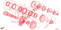 HULPAS (DIESEL) (1.6L) voor Honda CIVIC DIESEL 1.6 S 5 deuren 6-versnellings handgeschakelde versnellingsbak 2013