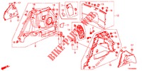 KOFFERBAK ZIJ BEKLEDING  voor Honda CIVIC DIESEL 1.6 S 5 deuren 6-versnellings handgeschakelde versnellingsbak 2013