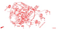 KOPPELING BEHUIZING (DIESEL) (1.6L) voor Honda CIVIC DIESEL 1.6 S 5 deuren 6-versnellings handgeschakelde versnellingsbak 2013