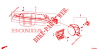 MISTLAMPEN / DAGRIJLICHTEN voor Honda CIVIC DIESEL 1.6 S 5 deuren 6-versnellings handgeschakelde versnellingsbak 2013