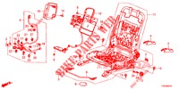 V. ZITTING COMPONENTEN (G.) (SIEGE REGLAGE MANUEL) voor Honda CIVIC DIESEL 1.6 S 5 deuren 6-versnellings handgeschakelde versnellingsbak 2013