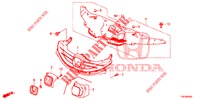 VOOR GRILLE/GIETWERK  voor Honda CIVIC DIESEL 1.6 S 5 deuren 6-versnellings handgeschakelde versnellingsbak 2013