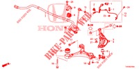 VOOR KNOKKEL  voor Honda CIVIC DIESEL 1.6 S 5 deuren 6-versnellings handgeschakelde versnellingsbak 2013
