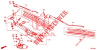 VOOR RUITESPROEIER (RH) voor Honda CIVIC DIESEL 1.6 S 5 deuren 6-versnellings handgeschakelde versnellingsbak 2013