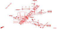 WATERSLANG/VERWARMING KANAAL (DIESEL) (1.6L) voor Honda CIVIC DIESEL 1.6 S 5 deuren 6-versnellings handgeschakelde versnellingsbak 2013