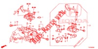 WISSELHENDEL (DIESEL) (1.6L) voor Honda CIVIC DIESEL 1.6 S 5 deuren 6-versnellings handgeschakelde versnellingsbak 2013