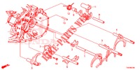OVERSCHAKELVORK/STELSCHROEF (DIESEL) (1.6L) voor Honda CIVIC DIESEL 1.6 SE 5 deuren 6-versnellings handgeschakelde versnellingsbak 2013