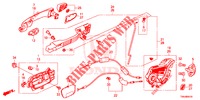 ACHTER PORTIER SLOTEN/BUITEN HENDEL  voor Honda CR-V DIESEL 1.6 EXCLUSIVE NAVI 4WD 5 deuren 6-versnellings handgeschakelde versnellingsbak 2017