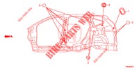 DOORVOERTULLE (LATERAL) voor Honda CR-V DIESEL 1.6 EXCLUSIVE NAVI 4WD 5 deuren 6-versnellings handgeschakelde versnellingsbak 2017