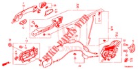 ACHTER PORTIER SLOTEN/BUITEN HENDEL  voor Honda CR-V DIESEL 1.6 EXCLUSIVE NAVI 4WD 5 deuren 9-traps automatische versnellingsbak 2017