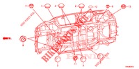 DOORVOERTULLE (INFERIEUR) voor Honda CR-V DIESEL 1.6 EXCLUSIVE NAVI 4WD 5 deuren 9-traps automatische versnellingsbak 2017