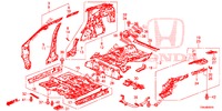 VLOER/BINNEN PANELEN  voor Honda CR-V DIESEL 1.6 EXCLUSIVE NAVI 4WD 5 deuren 9-traps automatische versnellingsbak 2017