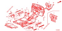 VLOERMAT/ISOLATOR  voor Honda CR-V DIESEL 1.6 EXCLUSIVE NAVI 4WD 5 deuren 9-traps automatische versnellingsbak 2017