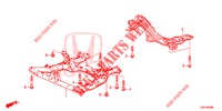 VOOR SUB FRAME/ACHTER BALK  voor Honda CR-V DIESEL 1.6 EXCLUSIVE NAVI 4WD 5 deuren 9-traps automatische versnellingsbak 2017