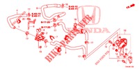 WATERSLANG/VERWARMING KANAAL (DIESEL) (LH) voor Honda CR-V DIESEL 1.6 EXCLUSIVE NAVI 4WD 5 deuren 9-traps automatische versnellingsbak 2017