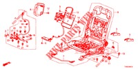 V. ZITTING COMPONENTEN (G.) (SIEGE REGLAGE MANUEL) voor Honda CIVIC 1.8 SE 5 deuren 5-traps automatische versnellingsbak 2014