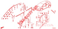 GIETWERK/BESCHERMER  voor Honda CIVIC 1.8 ES 5 deuren 5-traps automatische versnellingsbak 2015